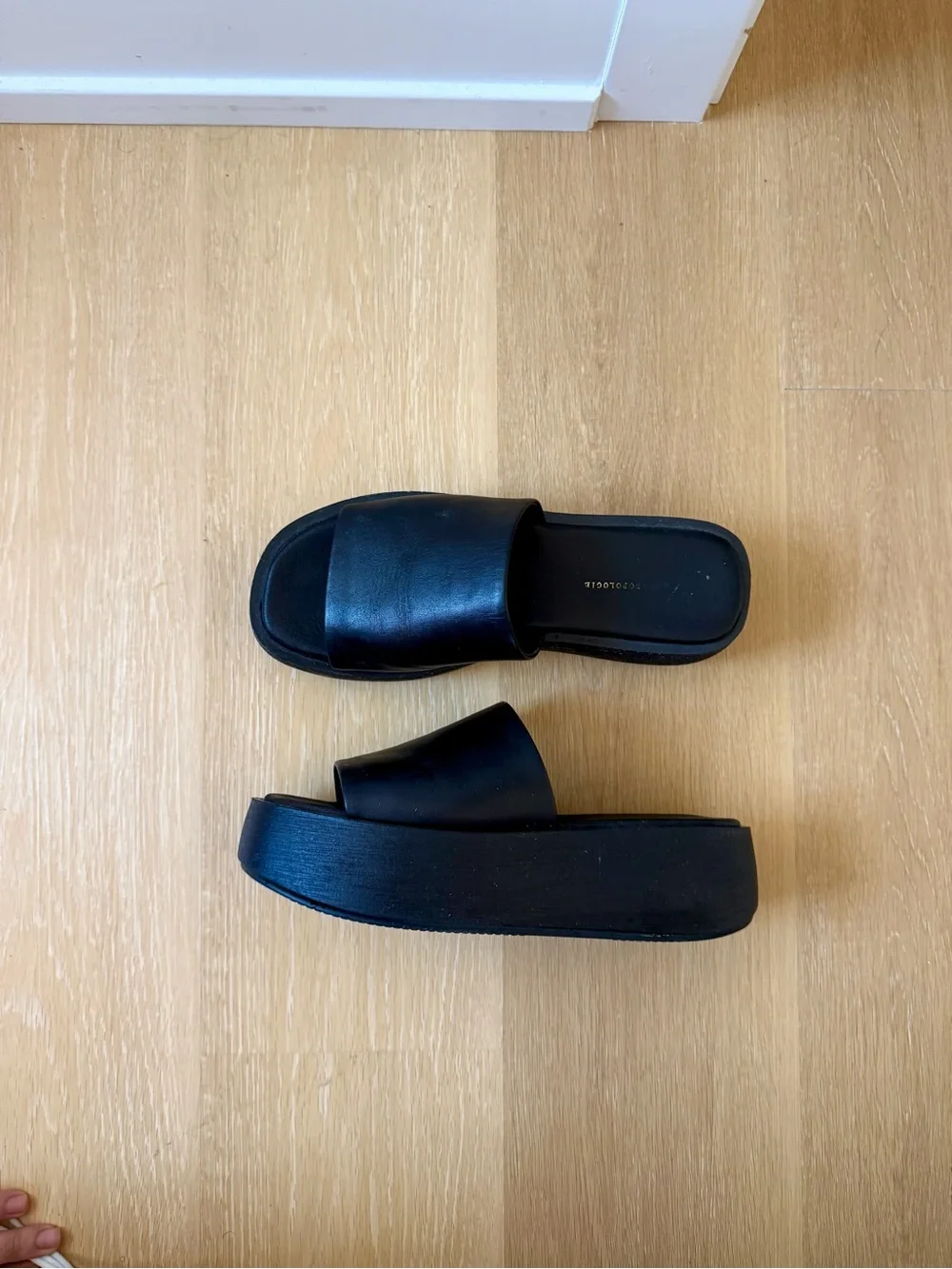 Black Platform Sandals